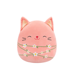 Squishmallows Wilka, Pisicuța Piersică cu Tije Florale, 20 cm