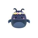 Squishmallows Tyrone, Cărăbușul Albastru cu Coroniță cu Flori, 20 cm