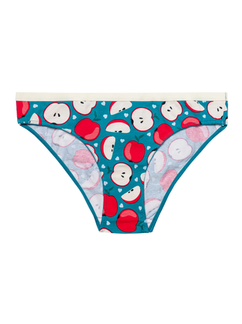 Chiloți Veseli Damă Măr Roșu