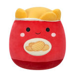 Squishmallows Ansel, Punga Roșie de Chipsuri, 20 cm