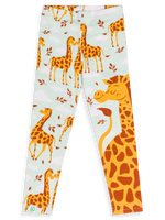 Colanți din Bumbac Veseli pentru Copii Girafe Îndrăgostite