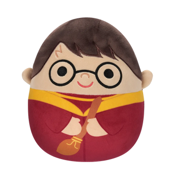 Squishmallows— Harry Potter în robă de Quidditch, 20 cm.