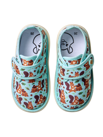 Papuci de Casă Veseli pentru Bebeluși Veveriță în Pădure