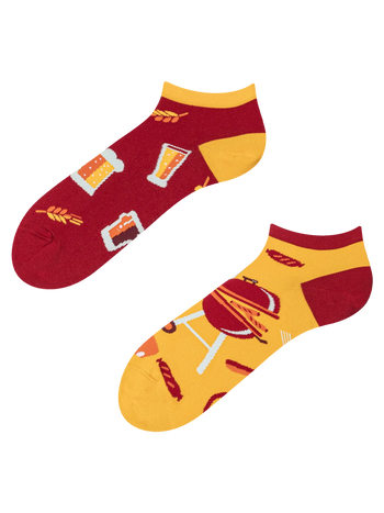 Șosete Vesele sub Gleznă Bere & Grătar