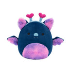 Squishmallows Milan, Liliacul Girly Goth Albastru Închis, 20 cm