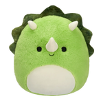 Squishmallows Fuzzamallows, Triceratops-ul Verde, 30 cm
