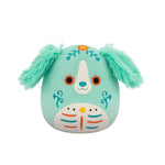 Squishmallows Lisbeth, Câinele Retriever Verde Mentă, Machiat pentru Día de los Muertos 20 cm
