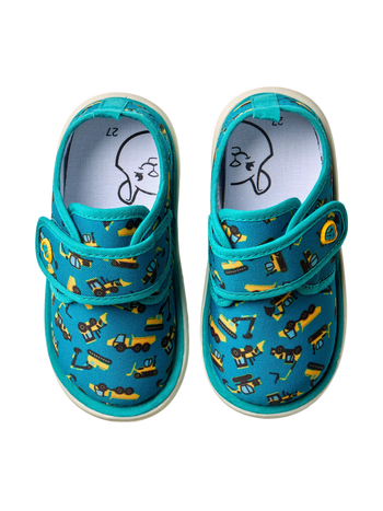 Papuci de Casă Veseli pentru Bebeluși Excavator