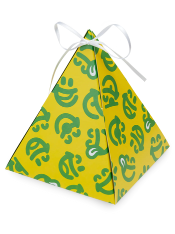 Cutie Piramidală de Cadou Dedoles