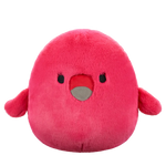 Squishmallows Fuzzamallows Cookie, Pasărea Flamingo Roz, 30 cm