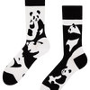 Șosete Vesele Panda Abstract