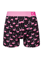 Boxeri Veseli Bărbați Flamingo și inimioare