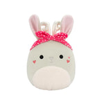 Squishmallows Coralie, Jackalope Bej cu Burtică Pufoasă, 20 cm