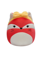 Squishmallows Fifi Vulpea Roz cu Bentiță Galbenă, 20 cm
