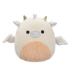 Squishmallows — Buck, dragonul crem piersiciu cu burtică pufoasă, 20 cm.