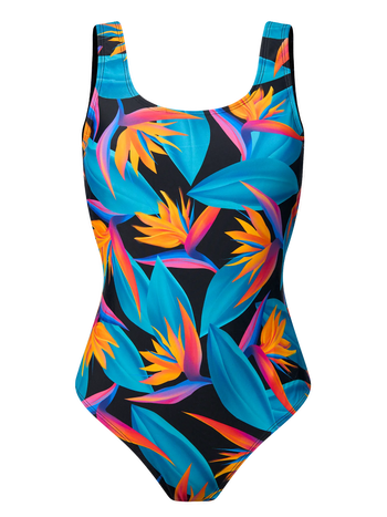 Costum de Baie Vesel Întreg Pasărea Paradisului