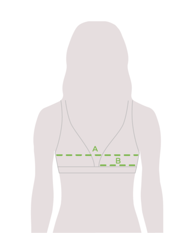 Bikini partea superioară triunghi