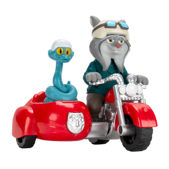 Figurine Zootropolis cu mașinuță – Pawbert Pelter