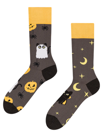Șosete Vesele Pisica de Halloween