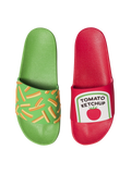 Papuci Veseli Cartofi Prăjiți cu Ketchup
