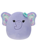 Squishmallows Elefantul Anjali cu Agrafă cu Floare, 20 cm