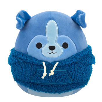 Squishmallows Botera Cățelul Sheltie cu Hanorac din Lână, 20 cm