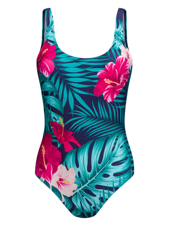 Costum de Baie Vesel Întreg Paradis Tropical