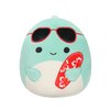 Squishmallows Delfinul Perry cu Ochelari și Placă de Surf, 20 cm