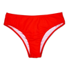 Bikini cu talie medie Roșu Aprins