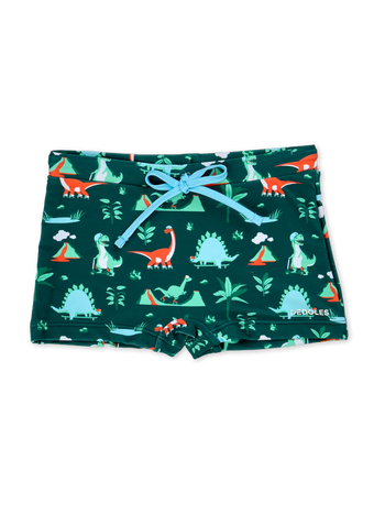 Șort de Baie Elastic Vesel pentru Copii Dino Skatepark