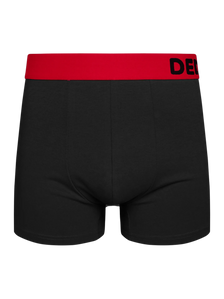 Boxeri Bărbați Negru și Roșu