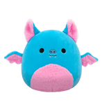 Squishmallows Boyle Liliacul Frugivor Albastru cu Burtică Roz, 20 cm