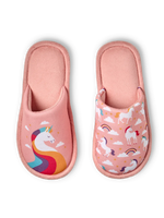 Papuci de Casă Veseli pentru Copii Unicorn în Nori