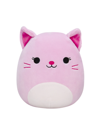 Jucărie de pluș Squishmallows Celenia Pisica Roz Sclipicioasă, 20 cm