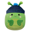 Squishmallows Trenton, Călugărița Verde cu Căciuliță Beanie, 20 cm