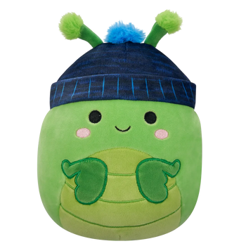 Squishmallows Trenton, Călugărița Verde cu Căciuliță Beanie, 20 cm