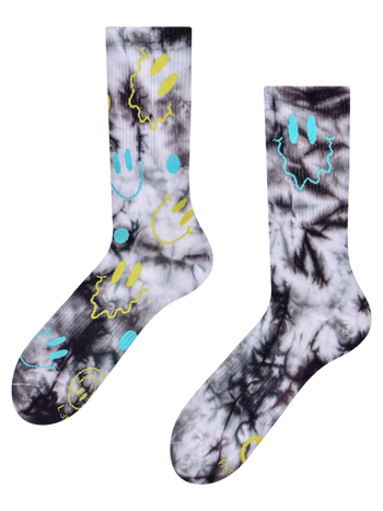 Șosete cu Striații Fețe Zâmbitoare Strălucitoare