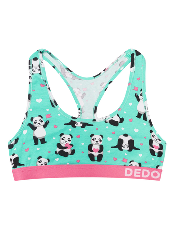 Sutien Vesel Damă Panda și Inimioare