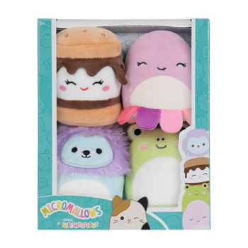 Squishmallows Micromallows set de 4 - Wendy, Jeanne, Carmelita, Lucia