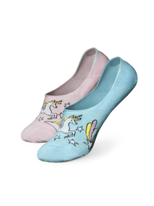 Tălpici Veseli Unicorn și Curcubeu