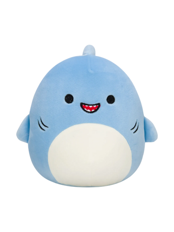 Jucărie de pluș Squishmallows Rey Rechinul Albastru, 20 cm