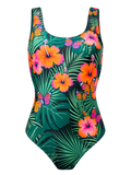 Costum de Baie Vesel Întreg Damă Hibiscus