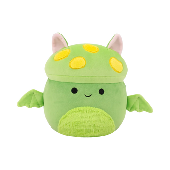 Squishmallows Earling, Liliac-ciupercă verde neon, 30 cm