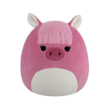 Squishmallows Veronika, Ponei Shetland roz cu breton, 20 cm