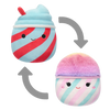 Squishmallows 2in1 Tucker Slushy/Bevin, Vata pe Băț, 13 cm