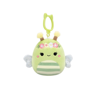 Squishmallows Clip-On Sybil, Albina Verde, 9 cm