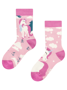 Șosete Vesele Călduroase pentru Copii Unicorn cu Eșarfă