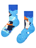 Șosete călduroase pentru copii - Pinguini patinând