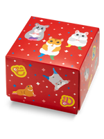 Cutie Cadou Pătrată Hamsteri Dansatori