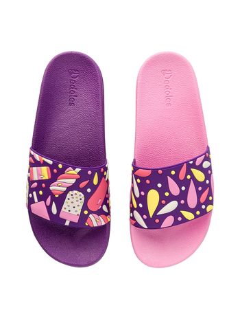 Papuci Veseli Înghețată pe Băț